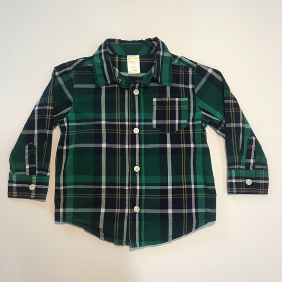 Gymboree Other - Gymboree 18-24M Plaid Button Down Shirt